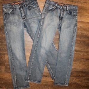 Urban Pipeline MaxFlex Straight Jeans Youth Size 18 (includes 2 pair)